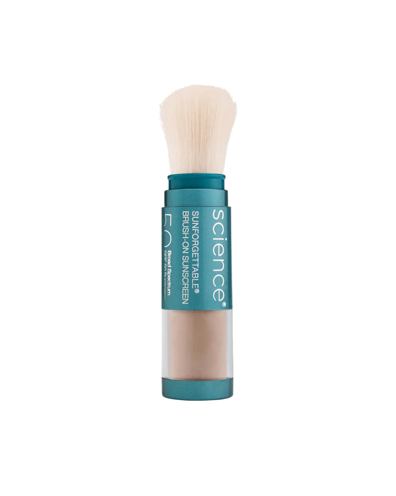 Colorescience Sunforgettable Total Protection™ Brush-on Shield SPF 50 with brush applicator shown gallery position 1