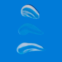 Brightening Trio product textures on blue background showing hydration and brightening effects gallery position 1